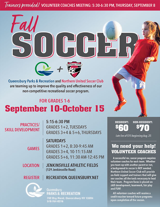 New Fall Soccer Program!