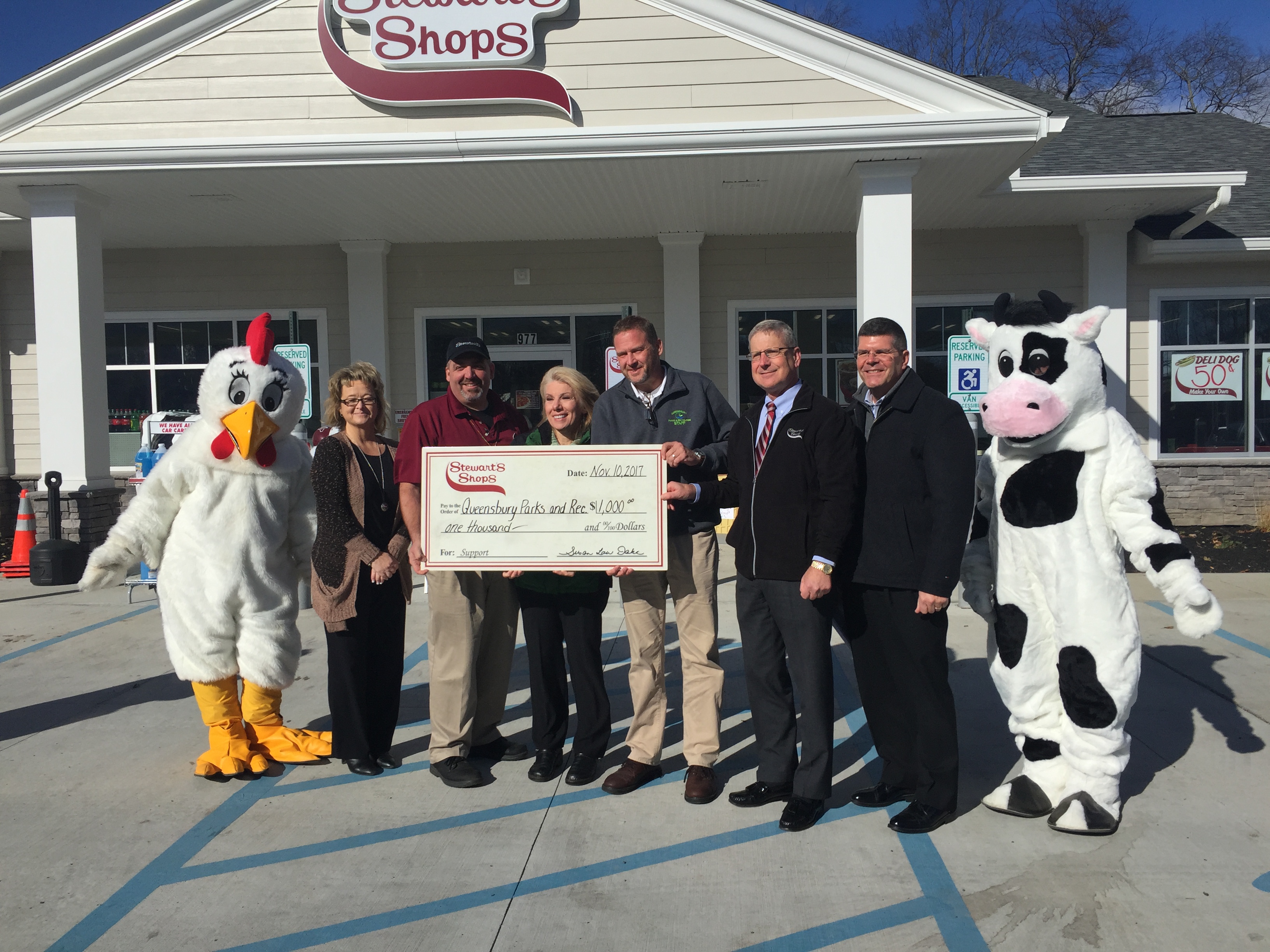 Stewart's Rt 149 donation